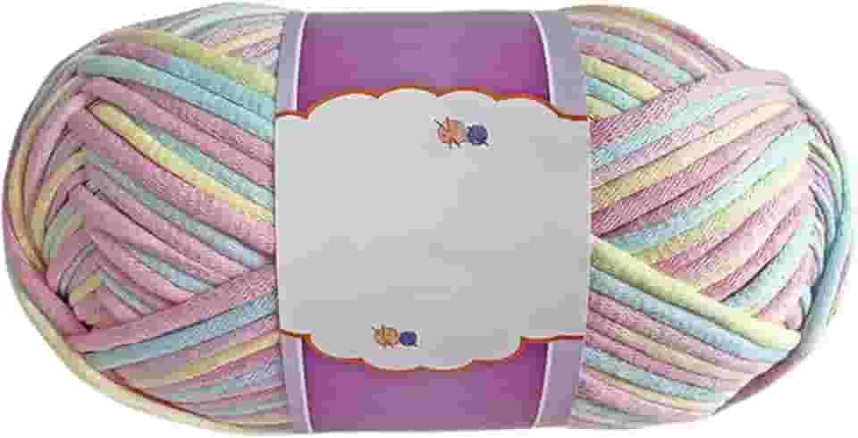 Fio fácil para iniciantes, crochê e tricô para iniciantes com pontos fáceis de ver, peso médio