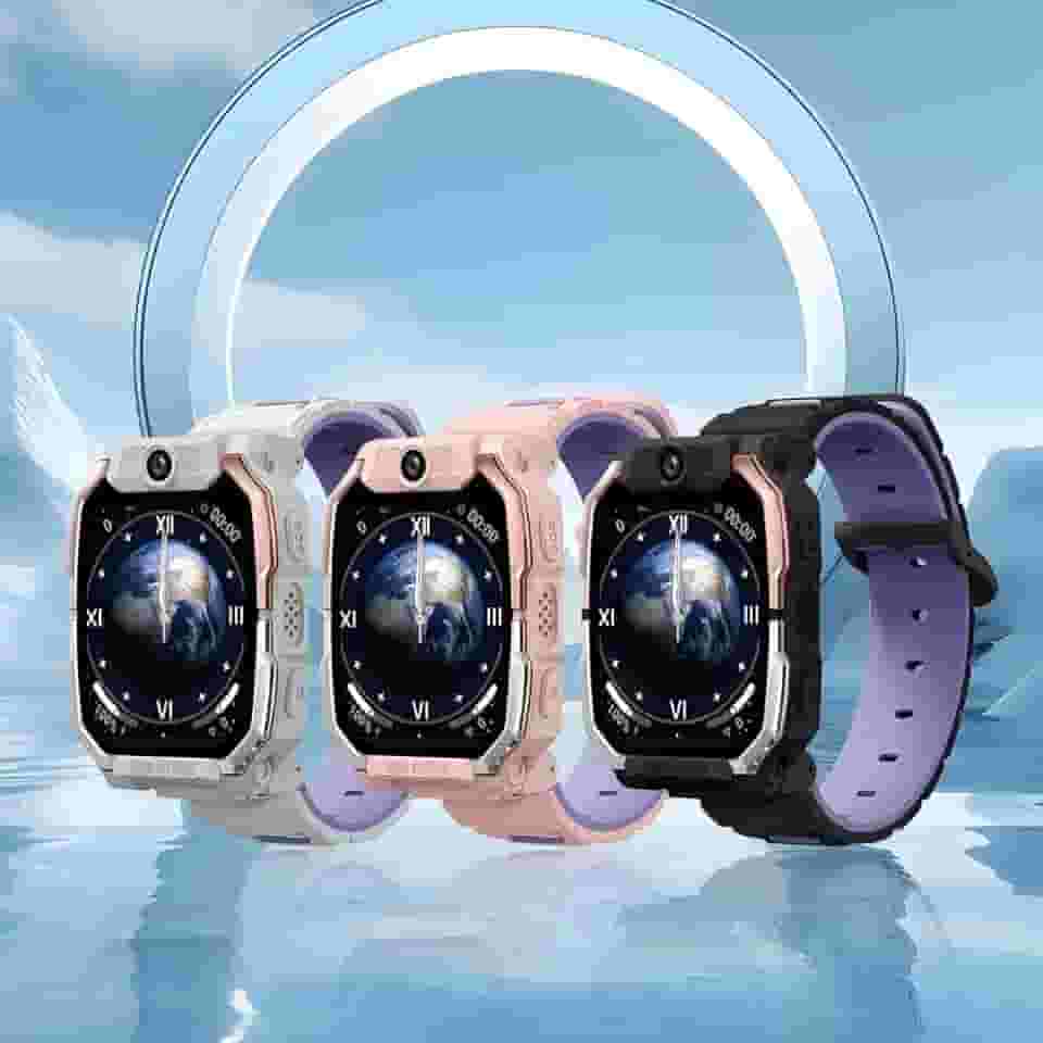 Smartwatch Infantil HW Z10, GPS, Câmera, Videochamada, SOS, Wi-Fi/Bluetooth, Tela Tátil, Retangular, Preto, Compatível com Android e iOS