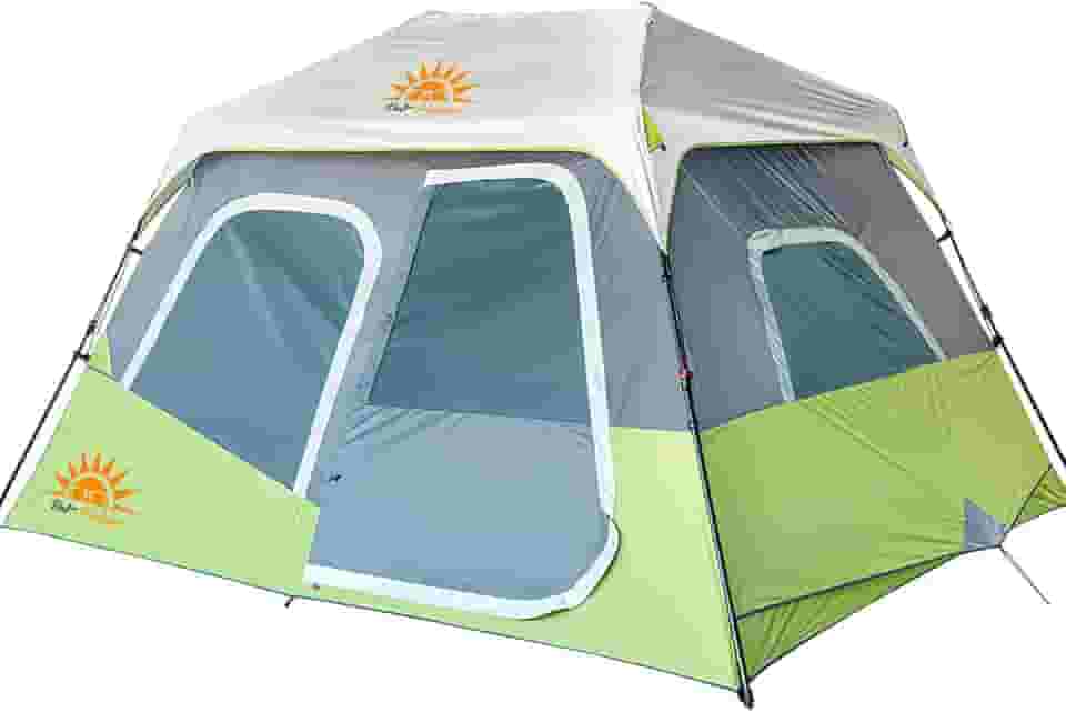 Barraca Familiar 6 Pessoas com Montagem Automática em Segundos, Impermeável e Prática para Acampamentos