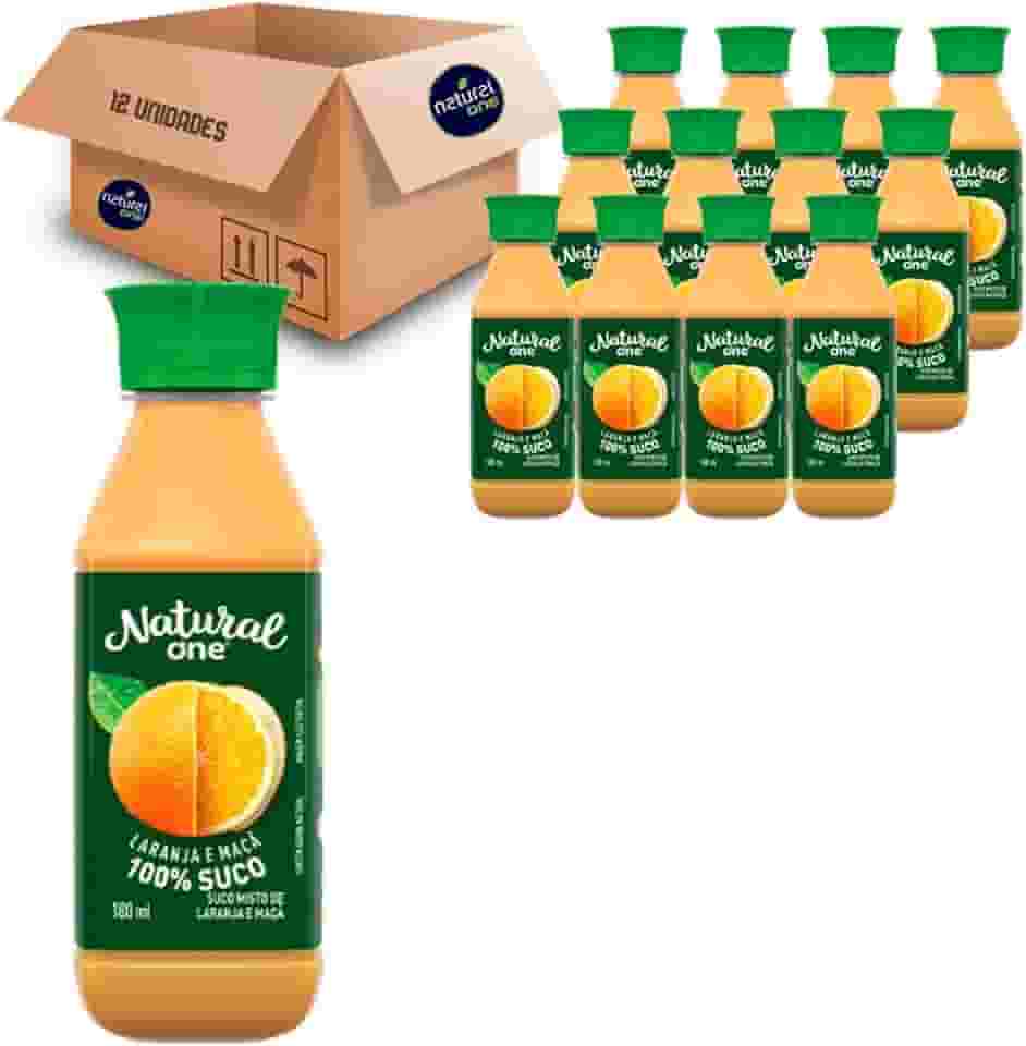 Suco Natural One Laranja e Maçã Ambiente 180ml (12 Unidades)