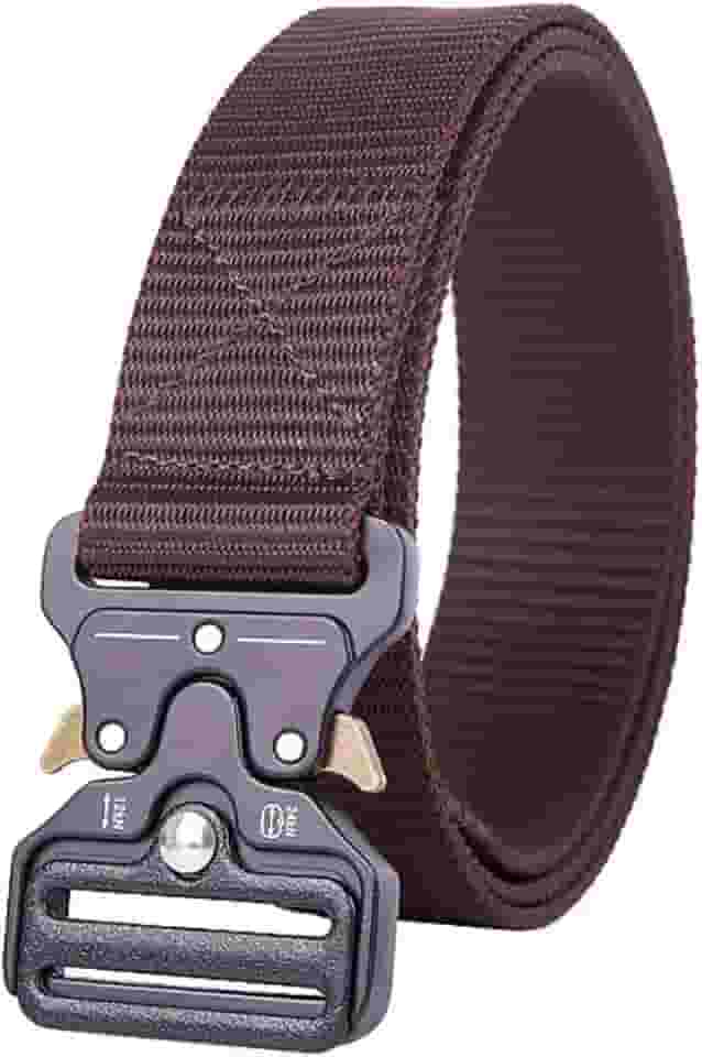 Cinto Masculino Militar Tático Premium Fivela Metal Engate Rápido Nylon Unisex Ajustável Resistente Tipo Policia Civil Exército Bope Guarda Nacional Bombeiro Modelo Americano Calça