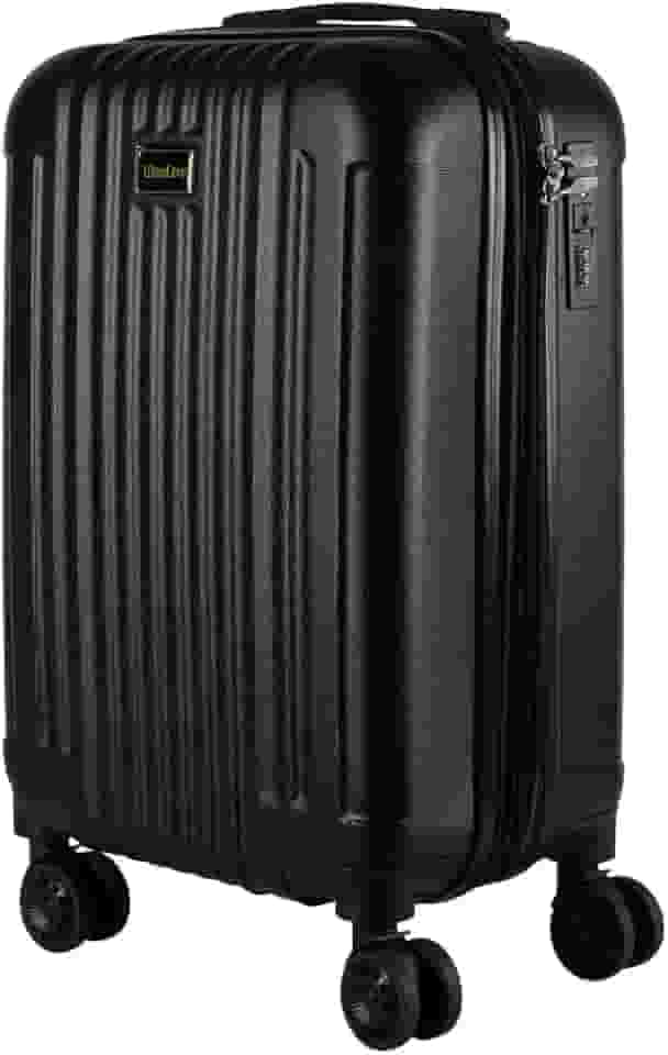 Mala Média 23KG Expansível ABS Ultra Leve Giratória Maldivas (Preta)