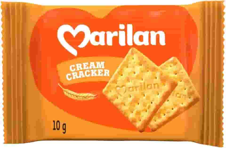 Kit 60 Sachês Biscoito Cream Cracker Marilan 10g