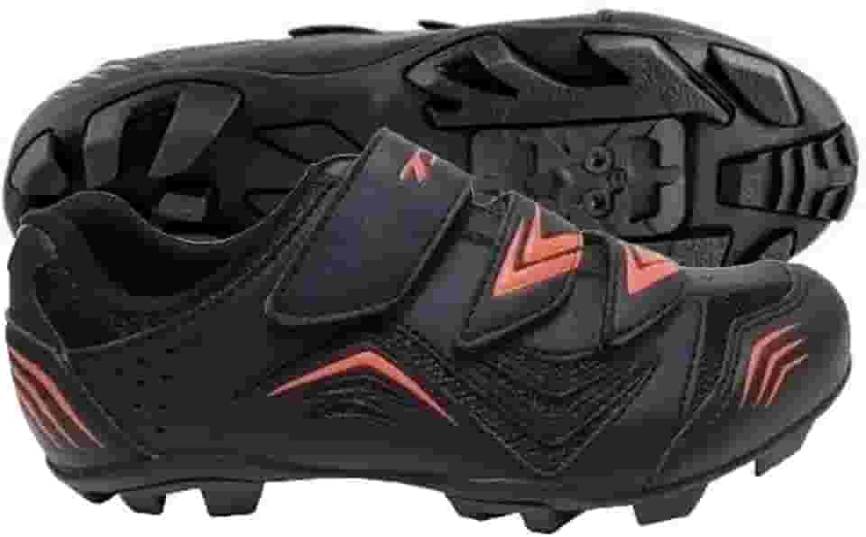 SAPATILHA MTB TSW NEW FIT PRETO/LARANJA TAMANHOS