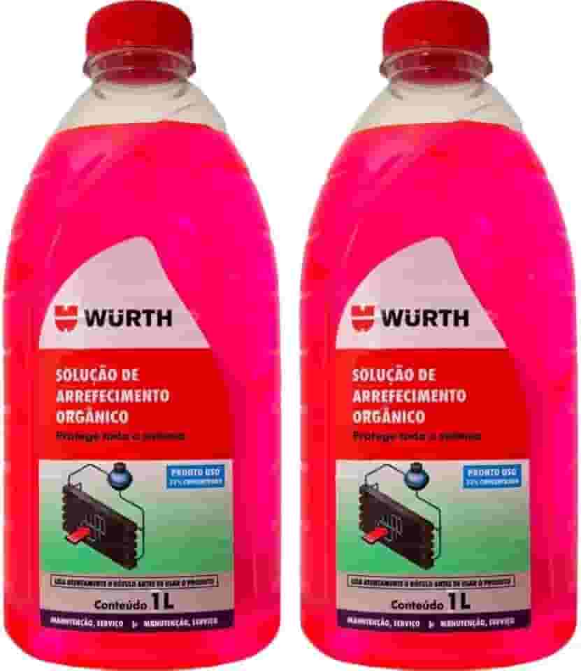 Fluido de Radiador Orgânico Rosa Wurth - 1 Litro
