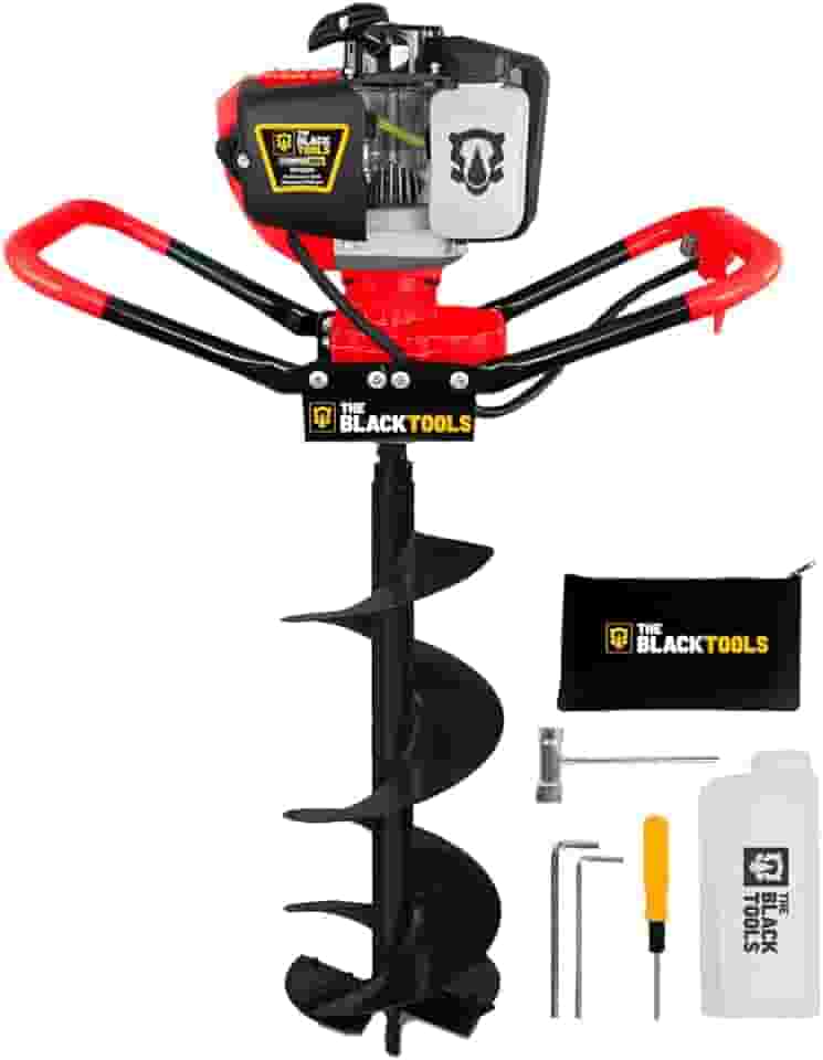 Perfurador De Solo Gasolina Trado 52cc Com Broca 200mm Tpf2000 The Black Tools