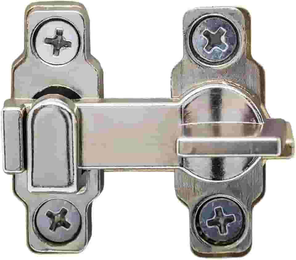 Trinco de Porta e Janela Silvana Bico Virado Aço Niquelado