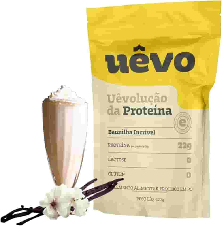 Albumina Uêvo Sabor Surpreendente Baunilha Refil 420g