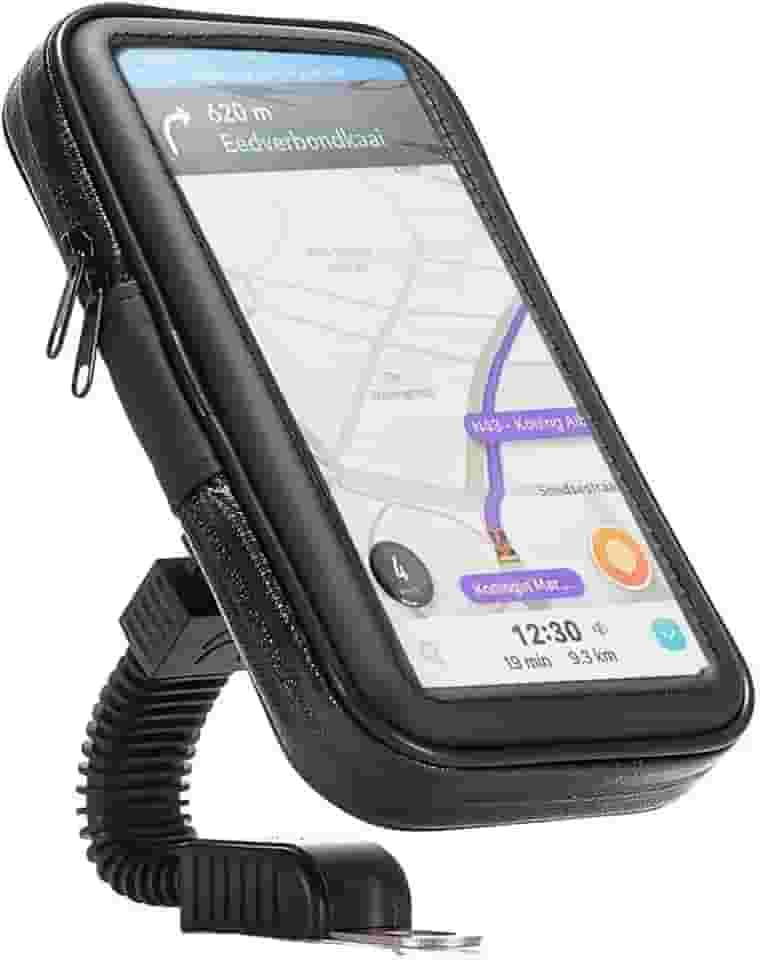 Finding Capa Suporte Guidão para Celular Prova D'água 6,3 Polegadas Moto Bike Motoboy Universal Gps Mapa ifood Waze