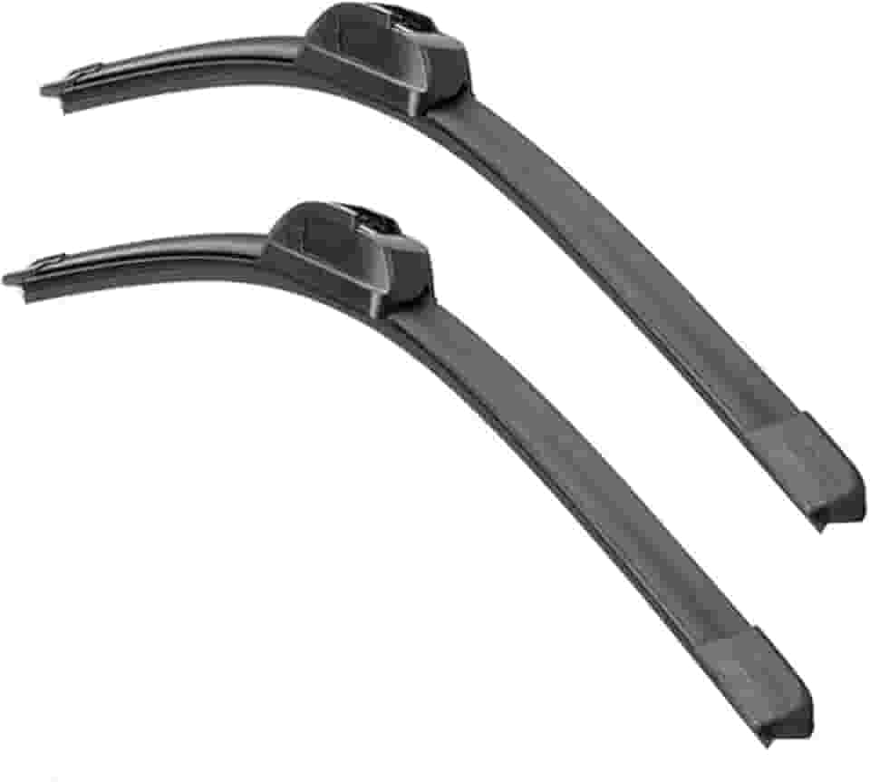 Par de Palhetas Limpador de Para-brisa 20" Polegadas de Silicone com Proteção para Chuva