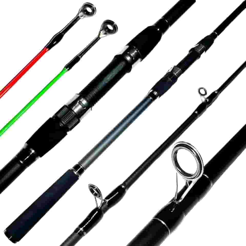 VARA DE PESCA PRAIA PARA COSTAO MAR MOLINETE CMIK 4.2M EM CARBONO - 20-60LB - 4 PARTES - 2 PONTEIRAS - PESQUEIRO, PESCA PESADA