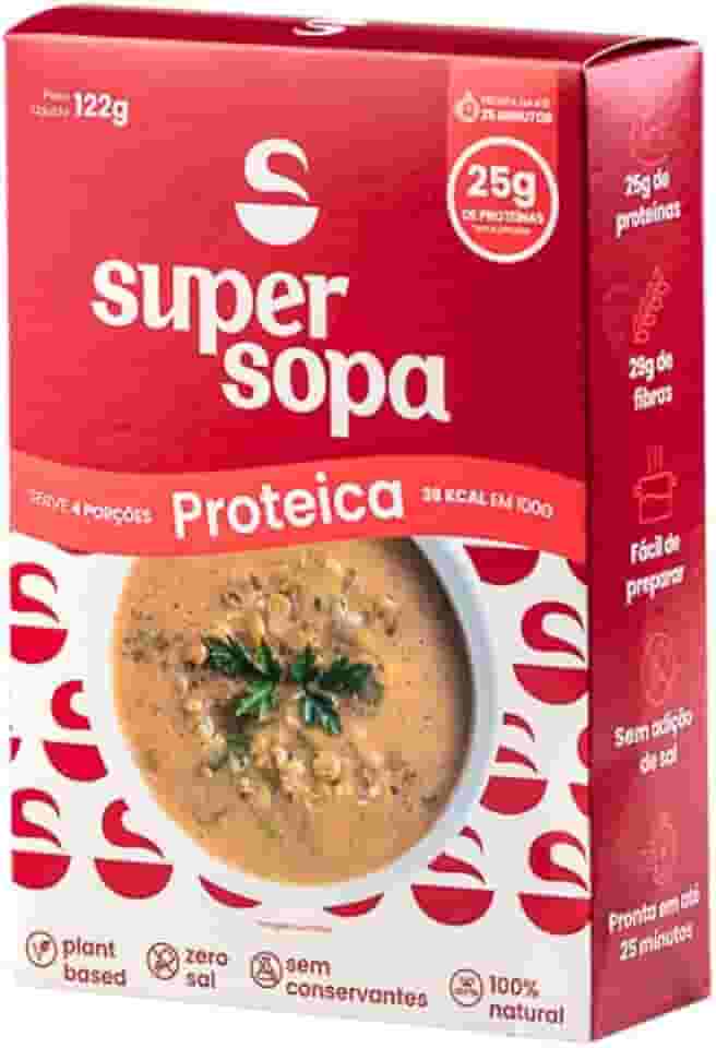 Super Sopa Proteica Cremosa 100% natural - 122g