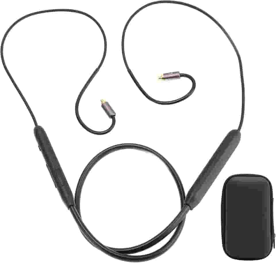 Cabo Adaptador Bluetooth Mmcx, Cabo de Fone de Ouvido Bluetooth 5.0 Cabo Adaptador Mmcx Cabo de Fone de Ouvido Mmcx Cabo Conector Mmcx Com Controlador de Microfone para Fones de