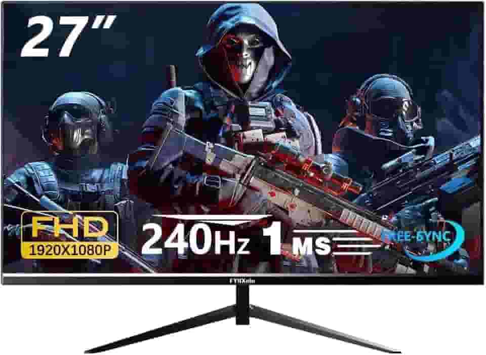Monitor Gamer 27" FHD, 240Hz, 1ms, IPS, 1920X1080P, HDMI, Display Port, USB, compatível com G-sync, Freesync Premium Pro, Montagem VESA