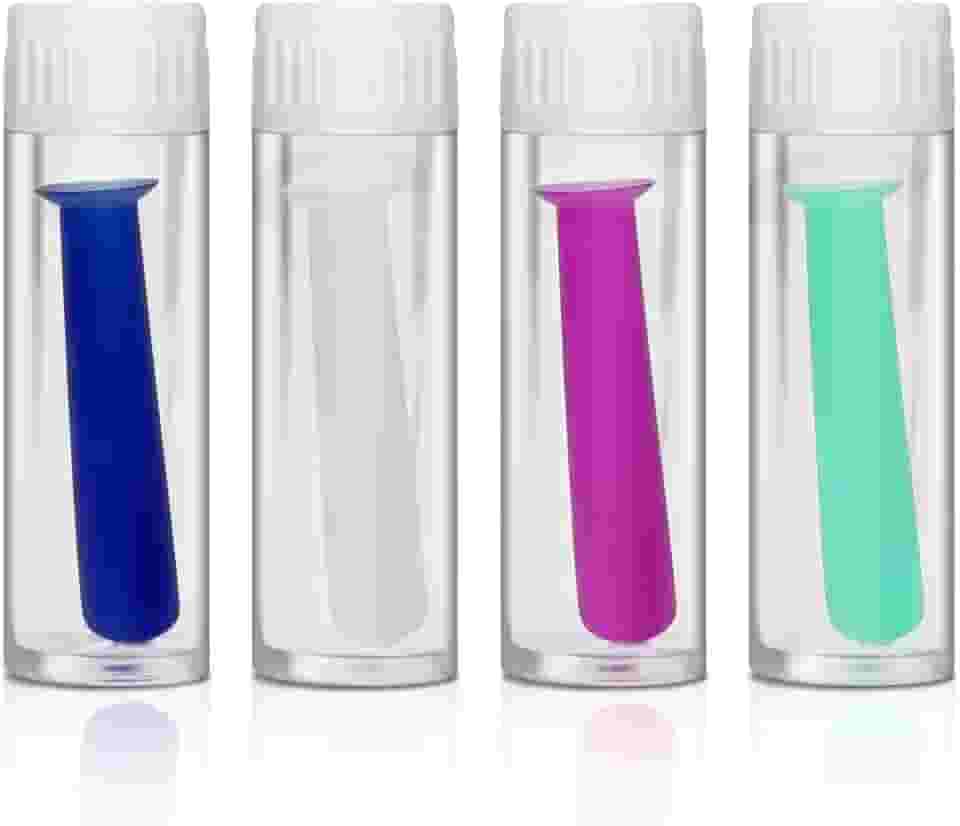 Ferramenta De Extração Lentes Contato Silicone Com 4 Peças Ocas Para Rgp E Esclerais - Ventosas Êmbolo