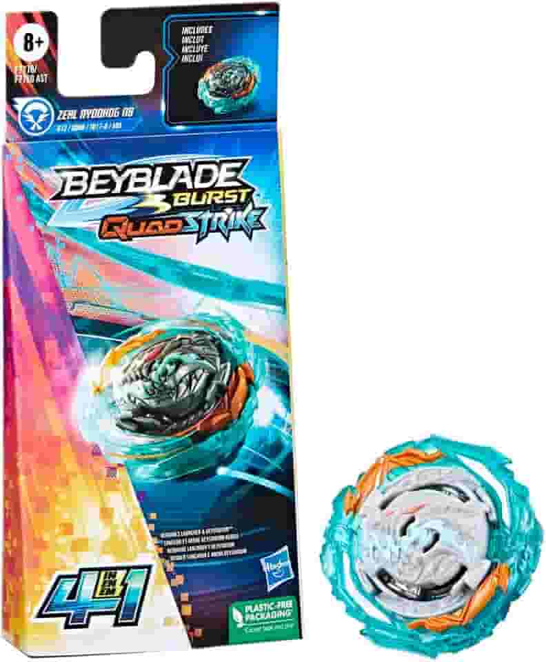 Pião Beyblade Burst QuadStrike - Zeal Nyddhog N8 - Não Acompanha Lançador