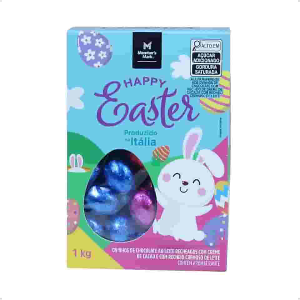 Ovo Mini Ovinhos De Páscoa Recheados 1kg Importado