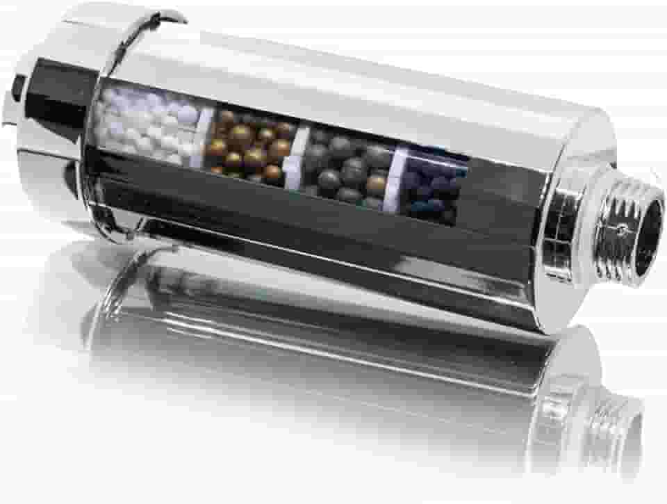 Pure Filter Filtro universal de estágios para chuveiro Cromado, purificador de água para banheiro, remove cloro e flúor, filtro de chuveiro