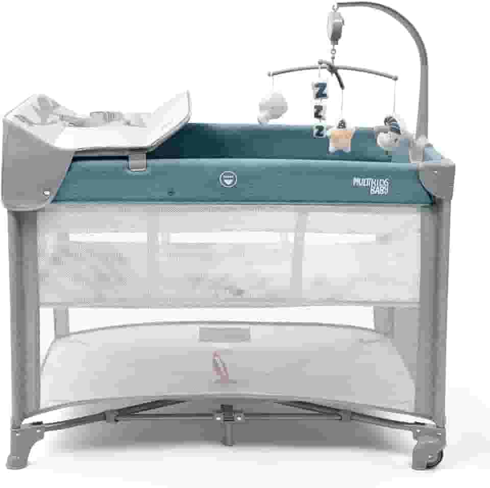 Berço Desmontável 0-15 Kg Multikids Baby DayDream Azul - BB388