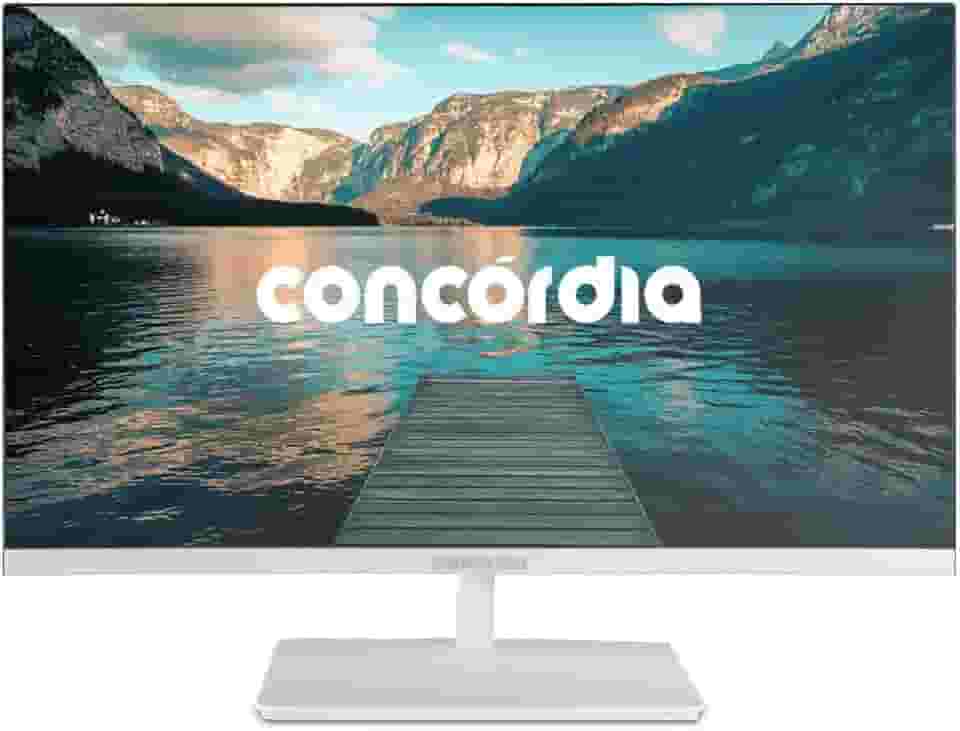 Monitor Concórdia Empresarial E238 23,8' 100hz Led Full Hd Hdmi Vga e Vesa SRGB 100% Branco