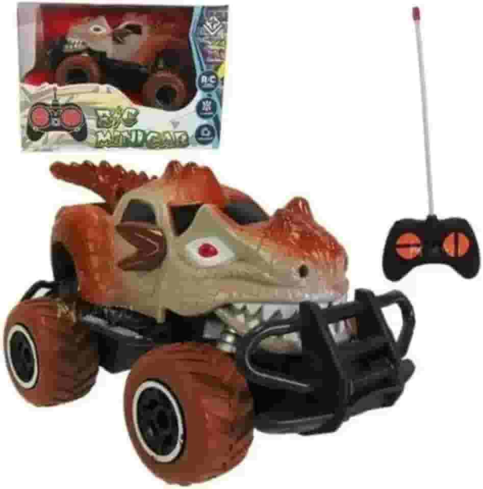 Carrinho Controle Remoto de Dinossauro: Diversão Garantida para Crianças!