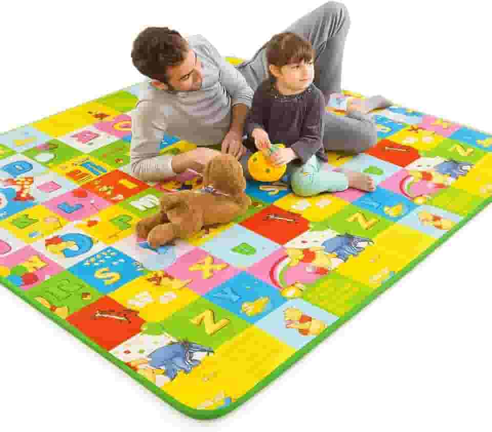 Tapete De Atividades Infantil Com Proteção Térmica Para Bebê 1,80 X 1,20m