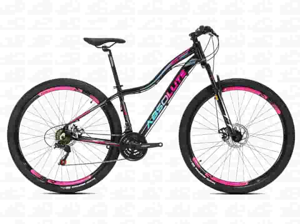 Bike Feminina Absolute Hera Aro 29 Alumínio 6061 Leve e Resistente 24V Relação 3x8 Suspensão Dianteira Freio a Disco para Trilhas e Uso Urbano