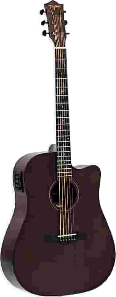 VIOLÃO FOLK CUTAWAY EQ AÇO T/SAPELE B/S SAPELE KANSAS GRAN RESERVA DKMOP TAGIMA