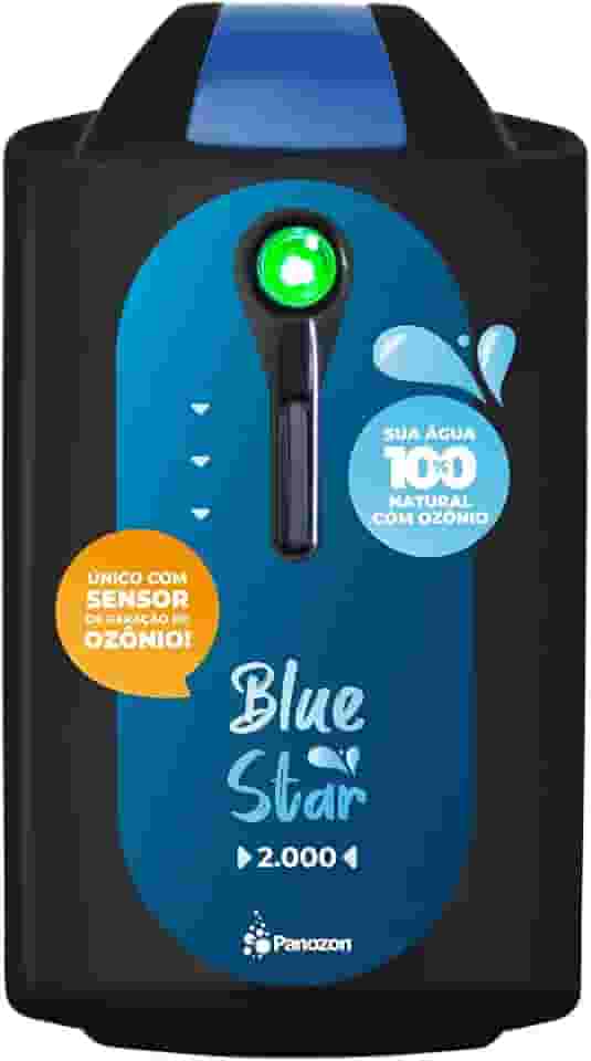 Panozon Blue Star 2000 – Tratamento Natural com Ozônio para Piscinas de Até 50.000 Litros (com sensor de geração de ozônio)