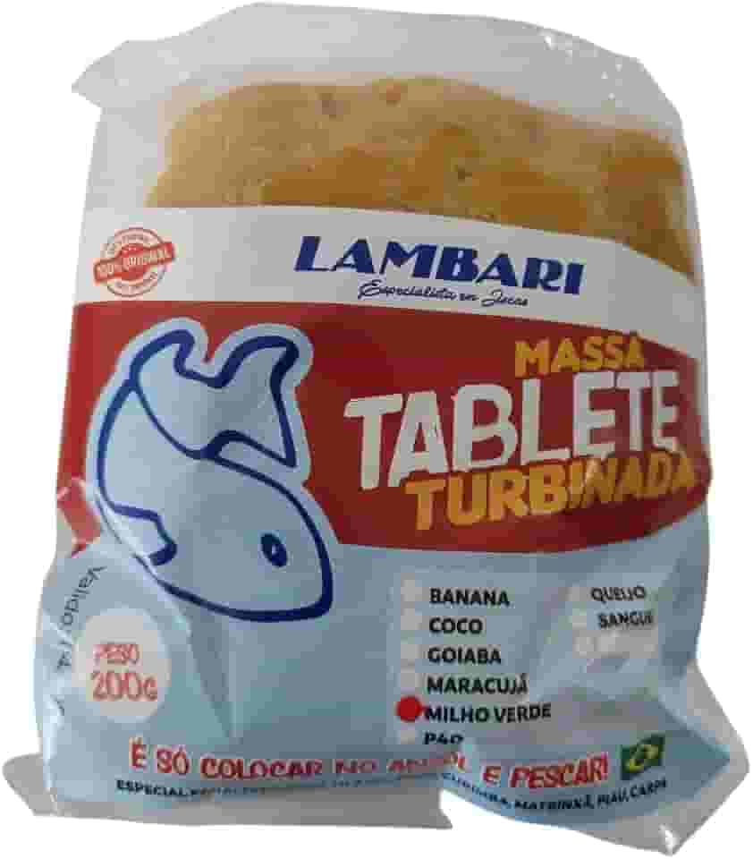 Kit Pesca 2 Massa Tablete Turbinada Isca De Peixe Pescaria