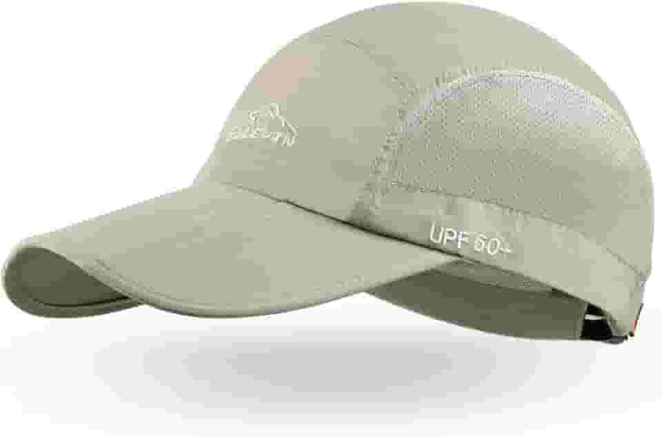 Chapéu de sol para uso ao ar livre para homens e mulheres FPS 50+ chapéu de pesca UV com aba no pescoço para proteção solar