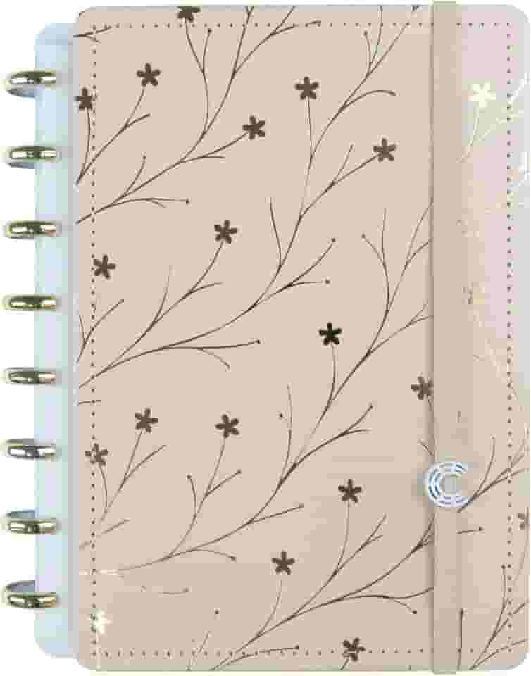Caderno Inteligente, A5, Miss Floral By Giulia Benite, 155x220 mm, 80 Folhas