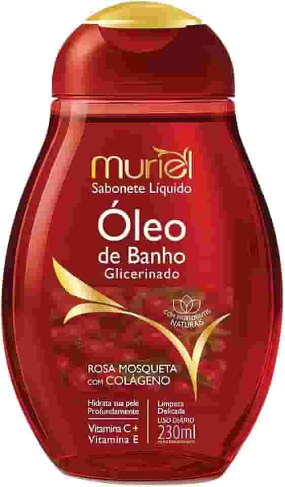 Sabonete Líquido Óleo De Banho Rosa Mosqueta Com Cólageno 230ml.