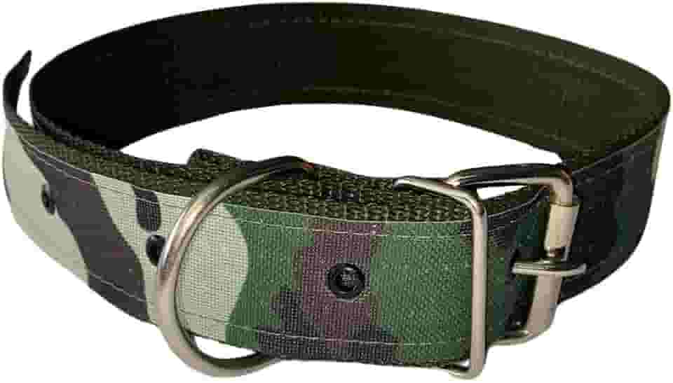 Coleira para Cachorros Grandes Camuflada Militar