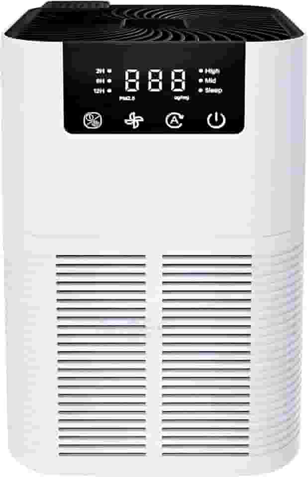 Purificador De Ar + aromatizador Elimina Fumaça Pelos Bacterias odor c/sensor poluição