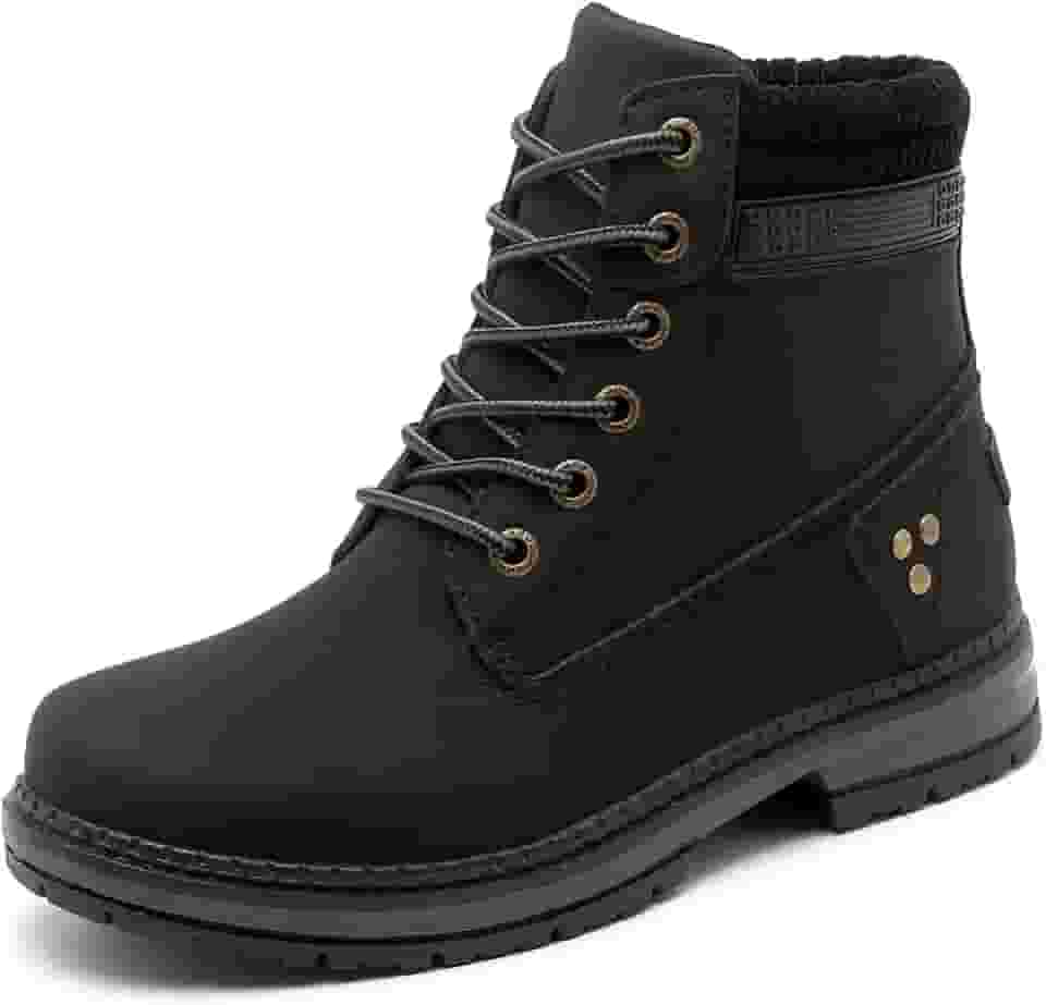 Botas femininas de trabalho – Impermeável para caminhada com cadarço leve e confortável