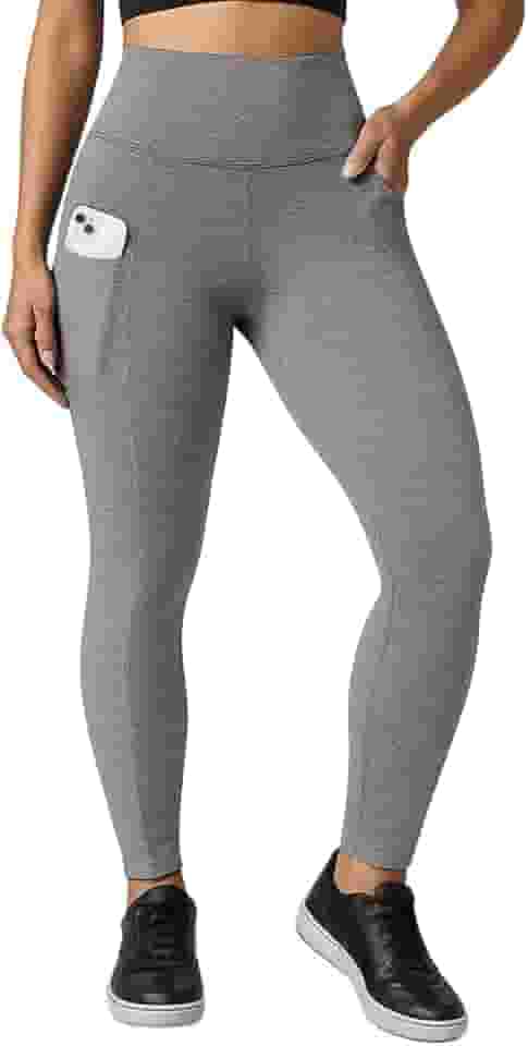 Calça Legging Feminina Fitness Cintura Alta Com Bolso Para Academia e Treino