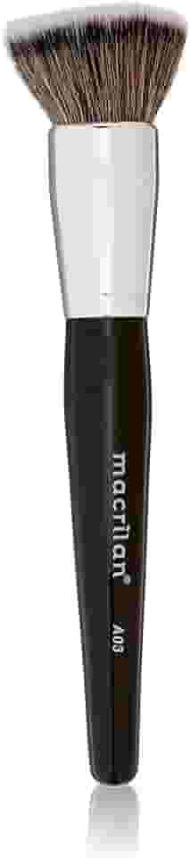 Pincel profissional kabuki reto - Linha A - A03, Macrilan