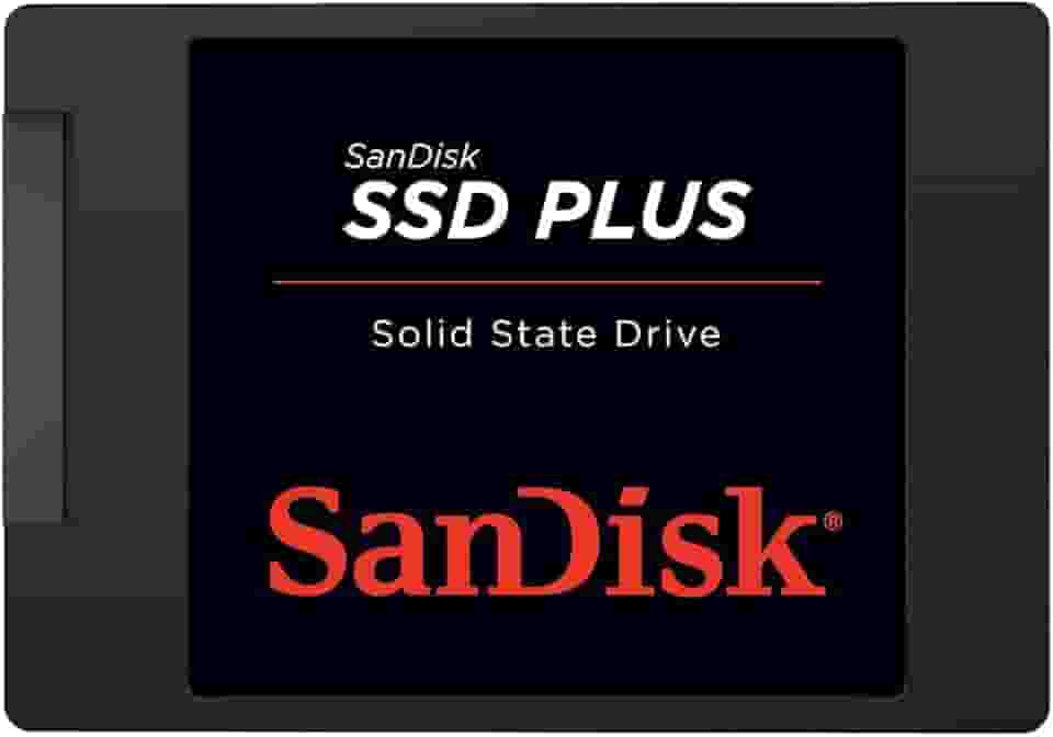 SANDISK SSD Plus Unidade de estado sólido interna de 500 GB - SATA III 6 Gb/s, 7 mm, velocidades de leitura/gravação de até 545 MB/s / 505 MB/s - SDSSDA-500G-G28