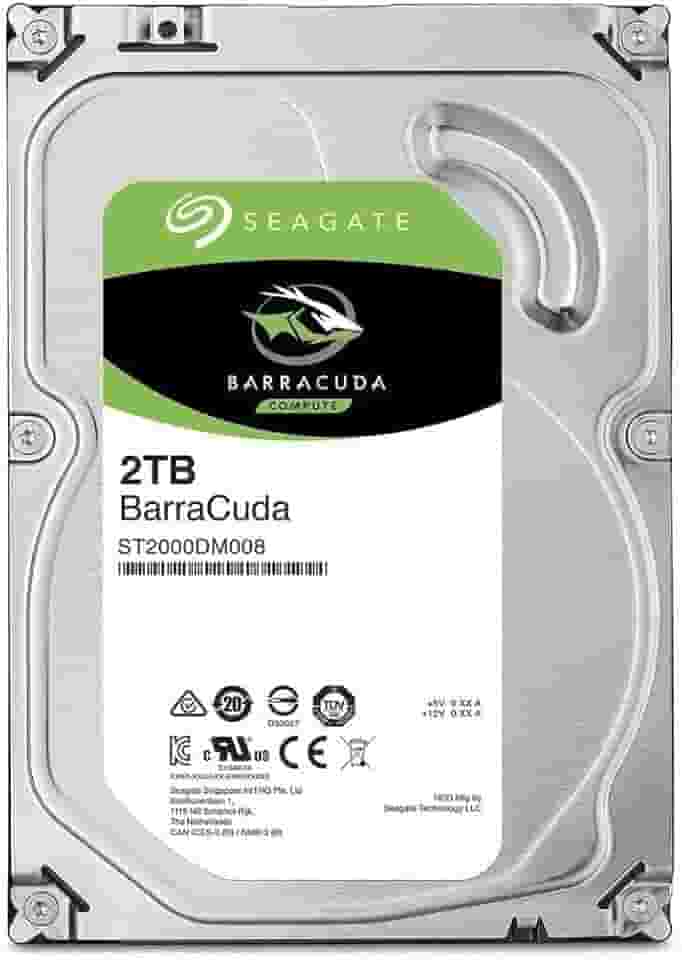 HD Interno Seagate | Barracuda Compute HDD 3, 5 | Prata | 2TB | ST2000DM008 Seagate, HD interno, Prata