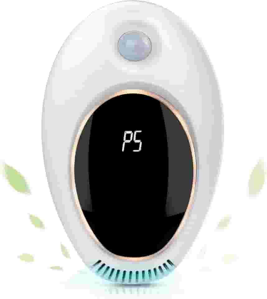 Purificador de ar plug-in com luz de sensor de movimento para casa, eliminador de odores, mini purificador de ar de ozônio, desodorizante ionizador para remover o cheiro de animais de estimação