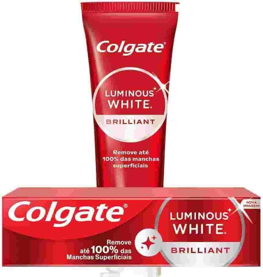 Colgate Creme Dental para Clareamento Luminous White Brilliant Mint 140g