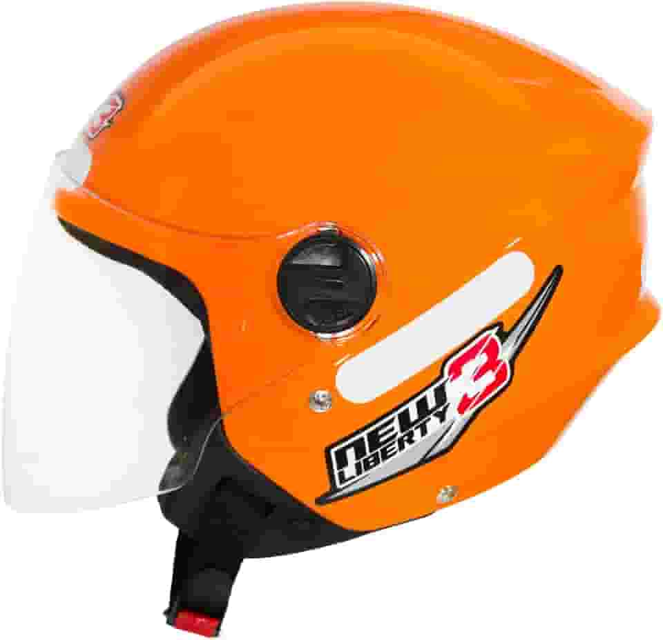 CAPACETE ABERTO PRO TORK NEW LIBERTY 3 SOLID LARANJA TAM. 58