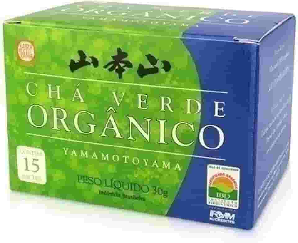 15 Sachês Cha Verde Organico Yamamotoyama 30g
