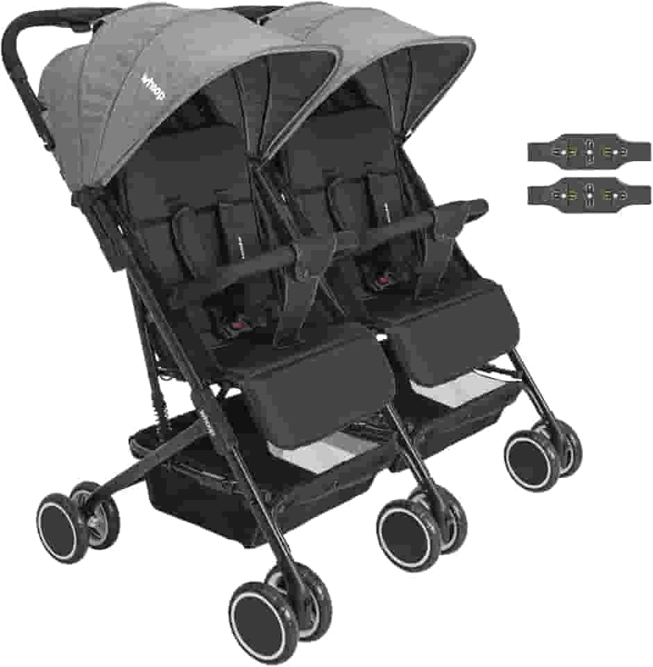Carrinho Kiddo para Gemeos Duplo Mascote Grafite