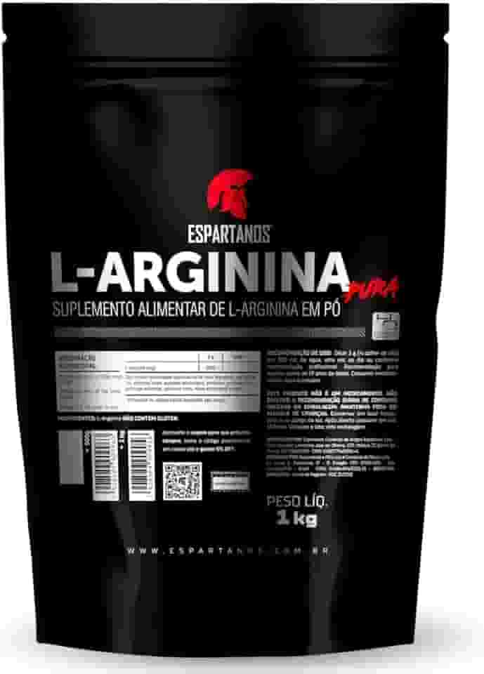 L-Arginina em Pó - 100% Pura - Espartanos (1kg)