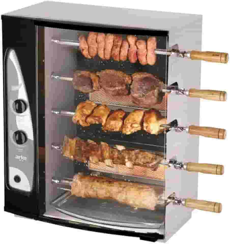 CHURRASQUEIRA GAS NATURAL ROTATIVA 5 ESPETOS AGR 05 - ARKE