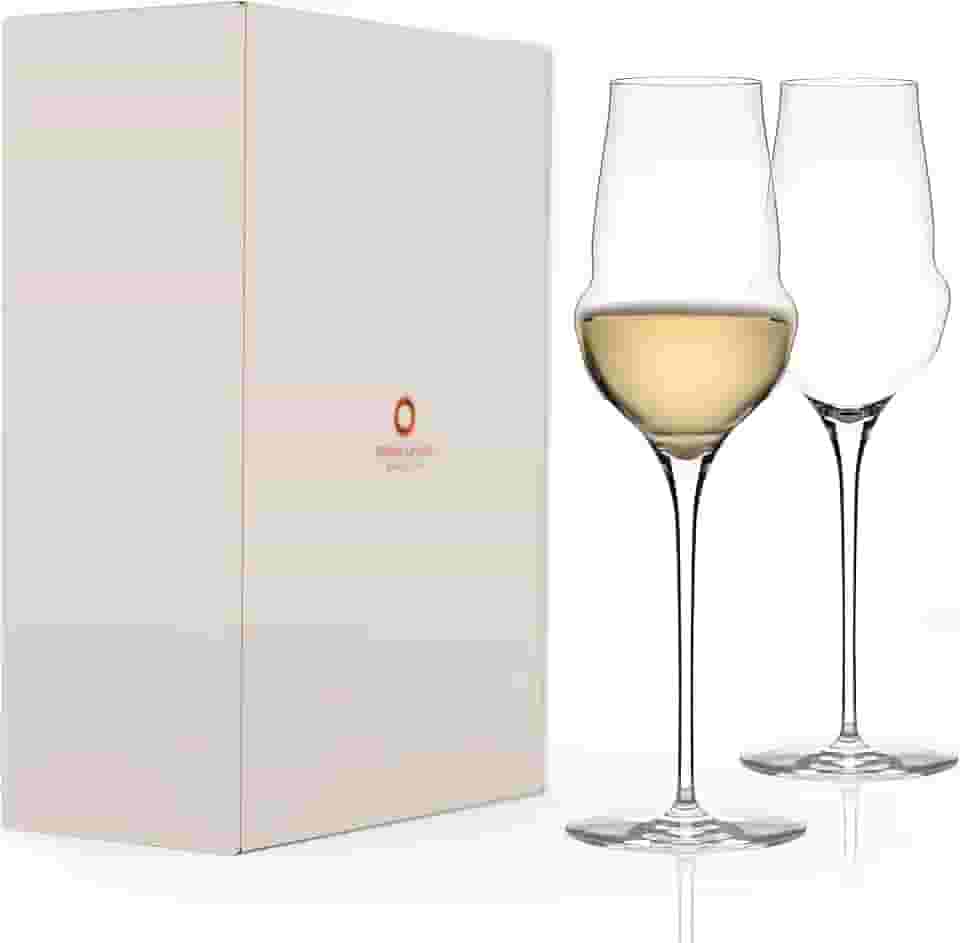 Taça para Champanhe Stölzle Lausitz Cocoon 340 ml – Conjunto de 2 Peças – Taças de Cristal Elegantes para Champanhe, Espumante, Prosecco e Cremant – Resistente e compatível com lava-louças