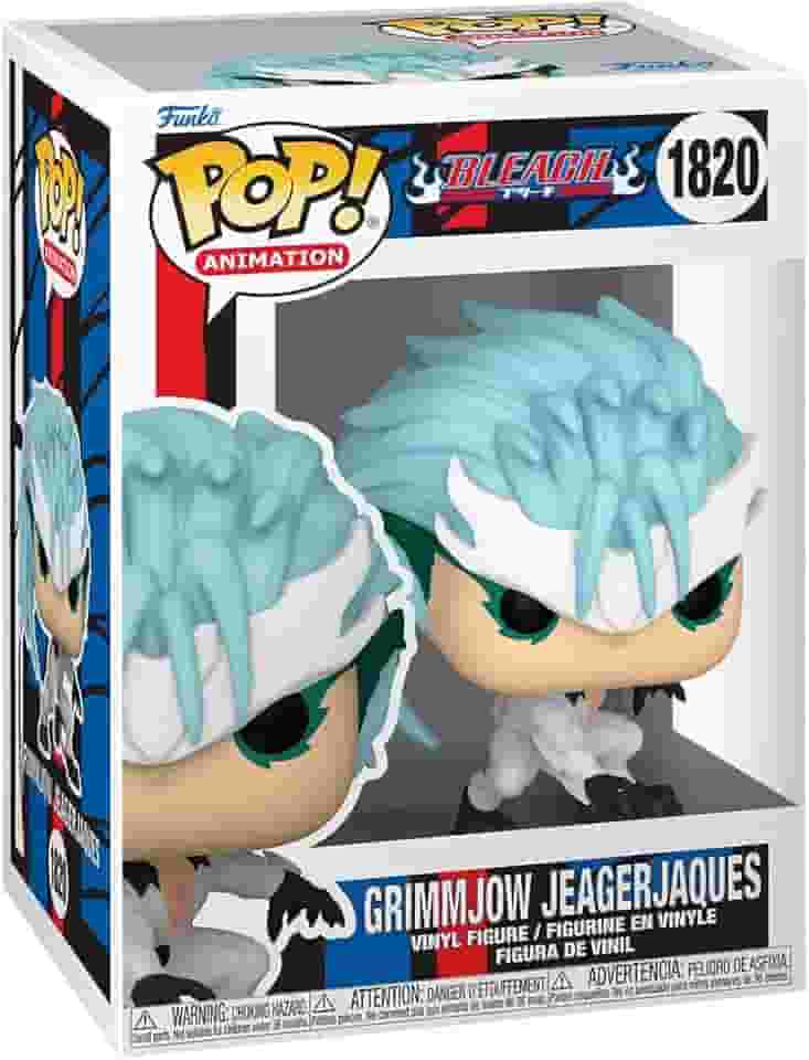 Funko Pop Animation: Bleach - Grimmjow Jaegerjaquez Jeagerjaques - 1/6 Odds for Rare Chase Variant - (Glow in The Dark), (Styles May Vary) - Collectable Vinyl Figure - Gift Idea - Anime Fans