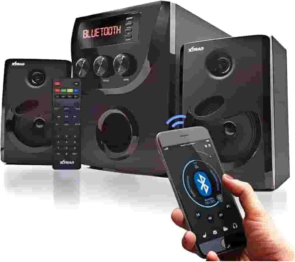 Micro System Caixa De Som 2.1 Bluetooth 1000w Bivolt Xtrad XDG-13